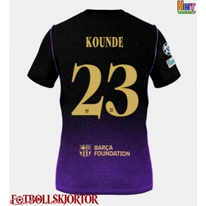Barcelona Jules Kounde #23 Bortatröja 2026-27 Kortärmad
